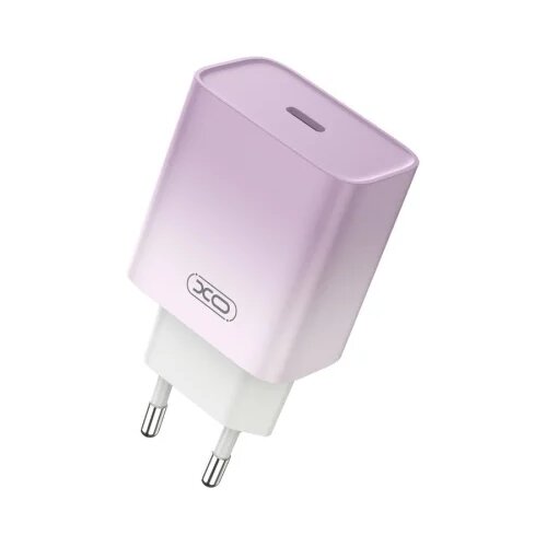XO wall charger CE18 PD 30W 1x USB-C purple-white Cijene