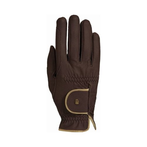 Roeckl Jahalne rokavice &amp;quot;Lona&amp;quot; mokka/zlate - 7.5 Slike