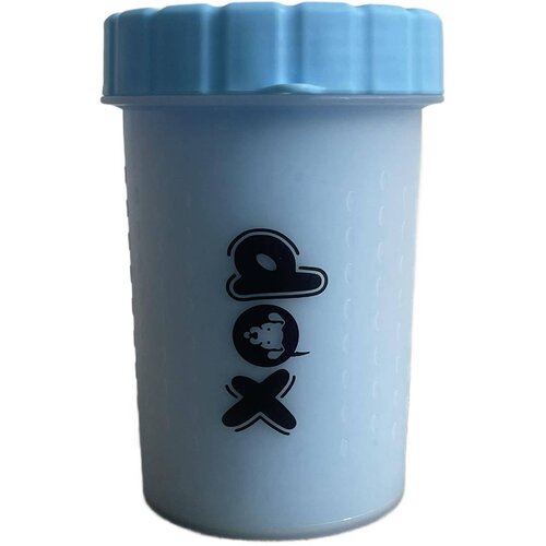 NIKCORP Čistilec pasjih tacc, silikonska skodelica za či&amp;scaron;čenje, modra, 360&amp;ordm; tehnologija, 15x10 cm, za majhne in srednje pse, (5000156503) Slike