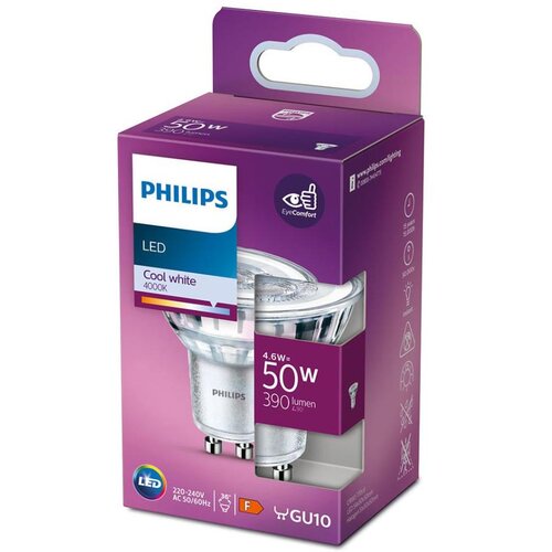 Philips lED sijalica, GU10, 4,6W(50W), 390lm, 4000K Cene