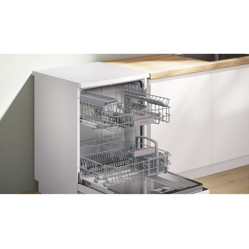 Bosch SMS4HTW00E Serija 4 Samostojeci 60 pomivalni stroj cm bel, Home Connect Slike