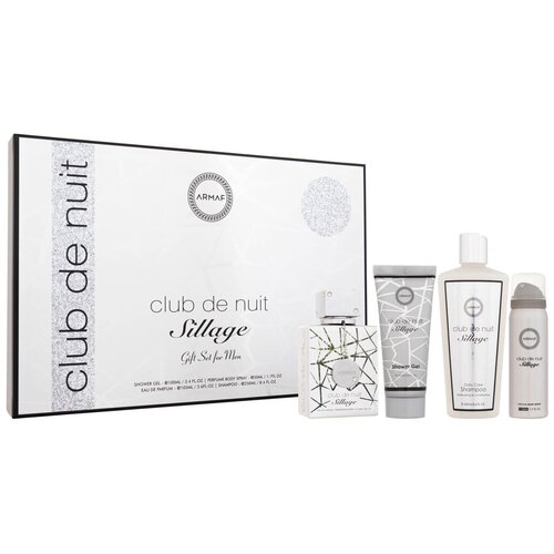 Armaf Club de Nuit Sillage darovni set EDP 105 ml + gel za tu&scaron;iranje 100 ml + dezodorans 50 ml + &scaron;ampon 250 ml za mu&scaron;karce Cijene