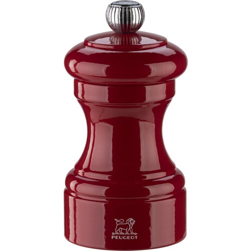 Peugeot Bistro Salzm&amp;uuml;hle 10 cm Passionsrot lackiert Holz Slike