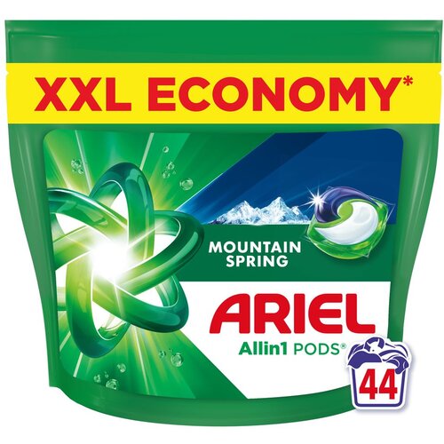 Ariel Gel Kapsule Mountain Spring 44 komada / XXL pakiranje Slike