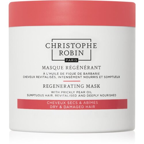 Christophe Robin Regenerating Mask with Prickly Pear Oil regeneracijska maska za suhe, poškodovane, kemično obdelane lase 250 ml Cene