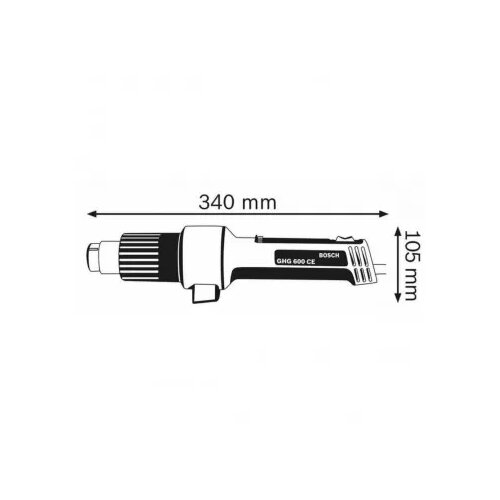 Bosch puhalo vrućeg zraka GHG 600 CE Slike