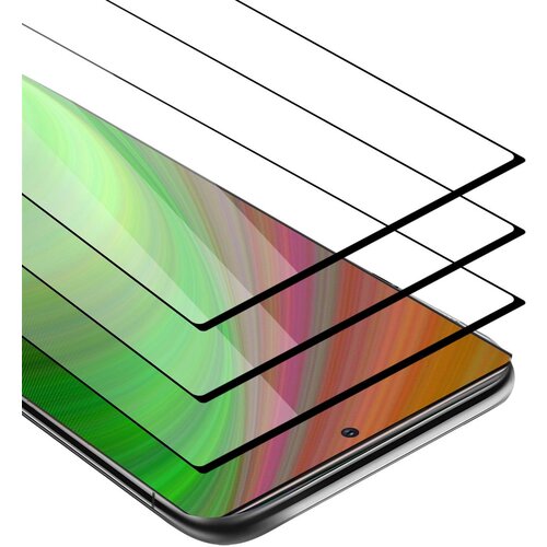 Cadorabo 3x Celozaslonska za&amp;scaron;čitna folija, združljiva z Samsung Galaxy NOTE 20 ULTRA - Za&amp;scaron;čitna folija v transparentno s čarno - 3-pack Kaljeno steklo za za&amp;scaron;čito zaslona s trdoto 9H in 3D do, (20548138) Slike