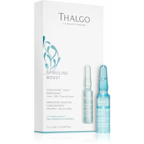 Thalgo spiruline boost energising booster concentrate serum za obraz za vse tipe kože 7x1,2 ml za ženske
