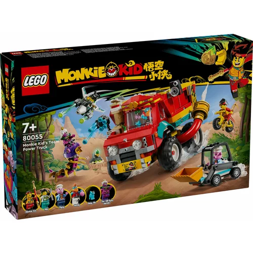 Lego Monkie Kid 80055 Mogočni tovornjak Monkie Kidove ekipe