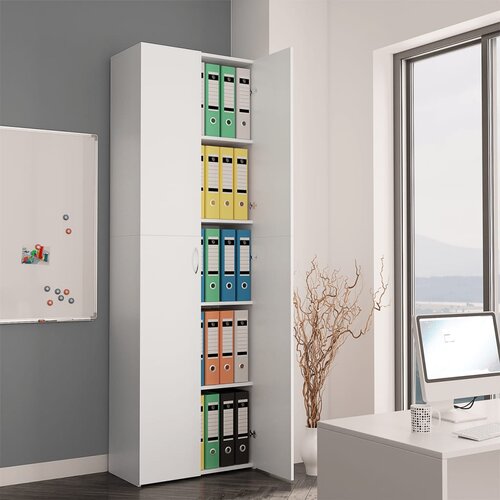 vidaXL uredski ormar bijeli 60 x 32 x 190 cm od iverice Cijene