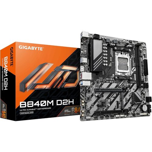 Gigabyte MB B840M D2HAM5, 2x DDR5, 2x M.2, 4x SATA12xUSB; 1x HDMI, mATX; Cijene