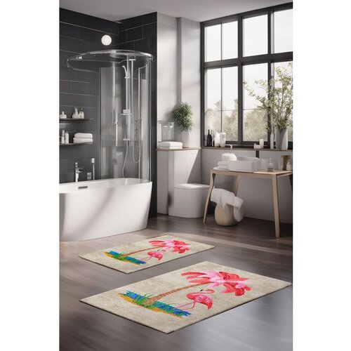  CT-5165 multicolor bathmat set (2 pieces) Cene