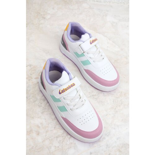 Soho Lilac-White-Green Kids Sneaker 19605 Slike