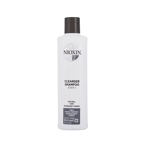 Nioxin system 2 cleanser šampon za tanke lase proti izpadanju las 300 ml za ženske