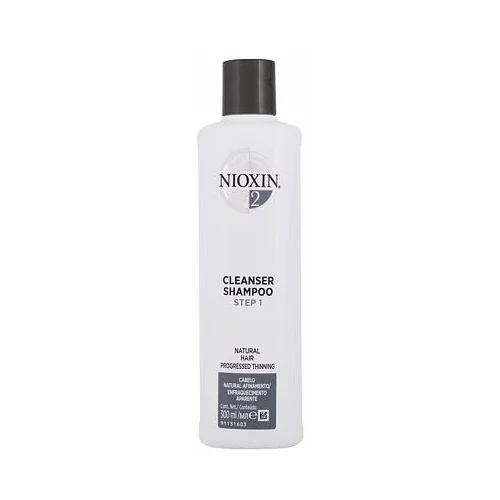 Nioxin system 2 cleanser šampon za tanku kosu protiv ispadanja kose 300 ml za žene
