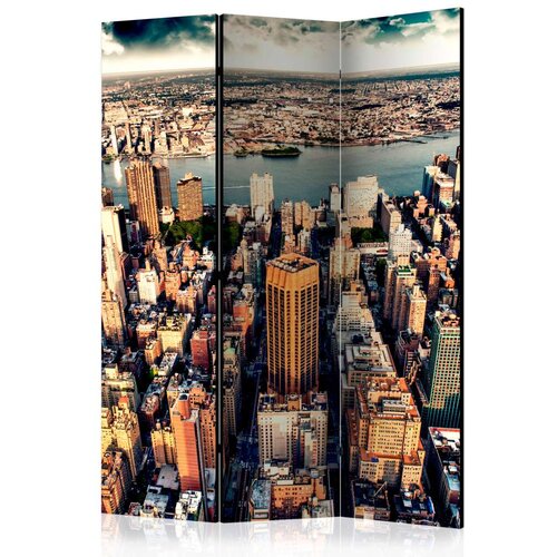  Paravan u 3 dijela - Bird&amp;#039;s Eye View of New York [Room Dividers] 135x172 Slike