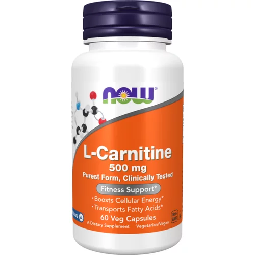 Now Foods L-karnitin NOW, 500 mg (60 kapsul)