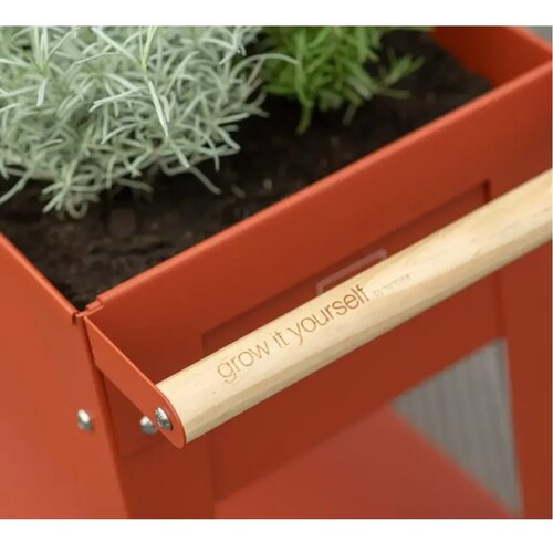 Herstera Garden metalna povi&scaron;ena gredica Barcelona | hrđavo crvena | 85x50x80 cm- BRANDED IN EU Cijene