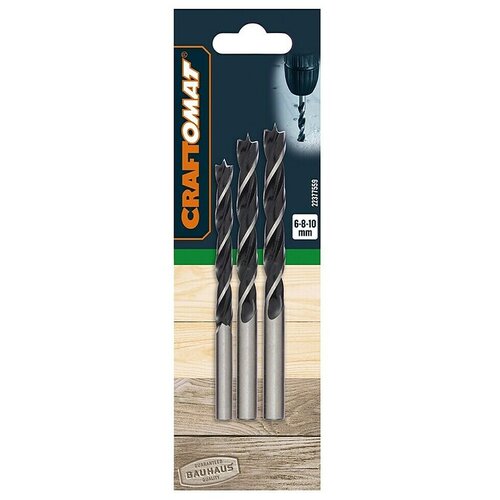 CRAFTOMAT Sveder za les (3 kos, Premer vrtalnega svedra: 8 mm) Cene