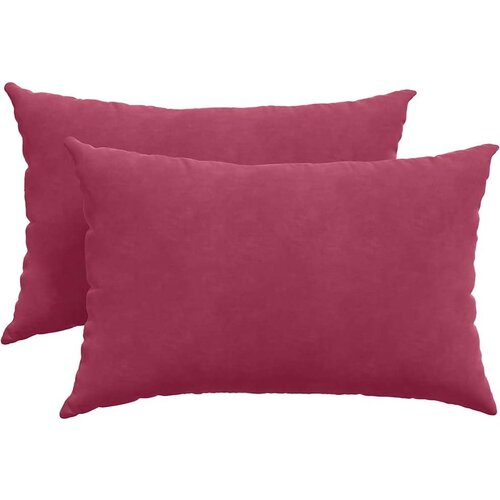 VidaXL jastučići za sofu 2 pcs vinska crvena 60 x 40 cm Slike