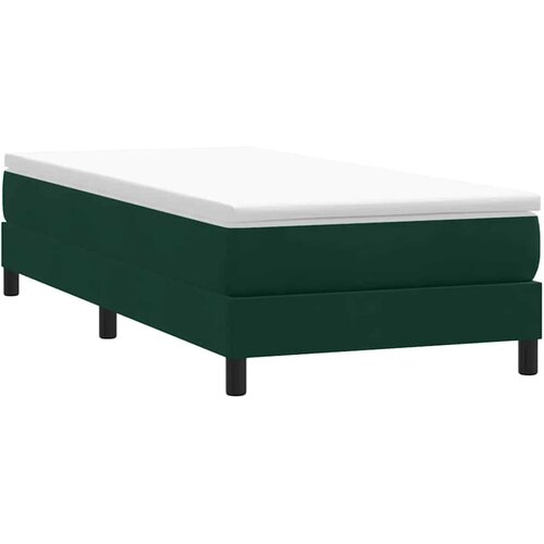 Box Spring krevet bez madraca tamnozeleni 80x210 cm bar&scaron;un Cijene
