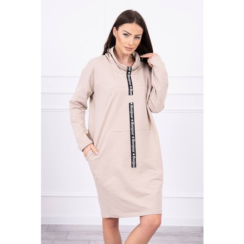 Kesi Tie dress light beige Cene