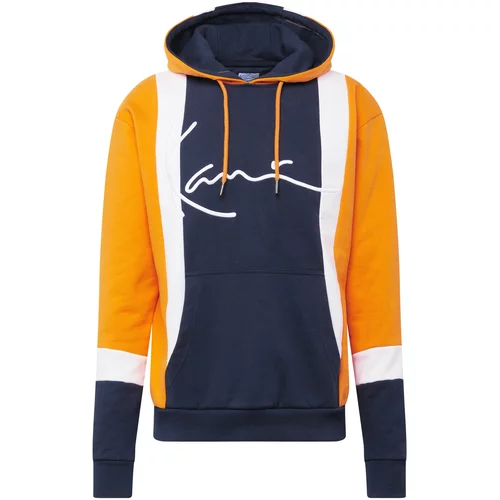 Karl Kani Sweater majica mornarsko plava / narančasta / bijela