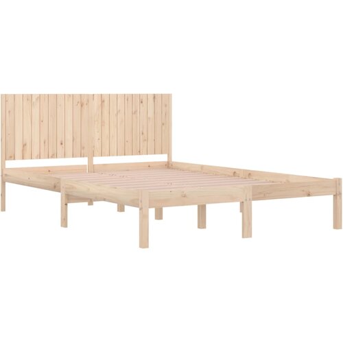  Okvir kreveta bez madraca 200 x 200 cm od masivne borovine Slike