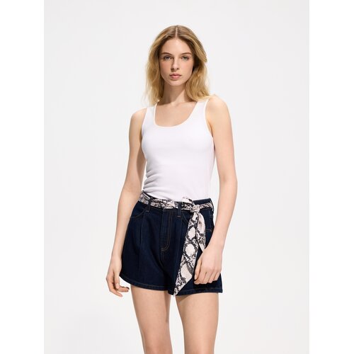 Reserved LADIES` SHORTS - mornarsko plava Cene