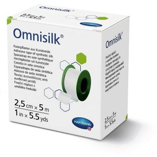 HARTMANN Omnisilk Flaster, 2.5x5 cm Slike