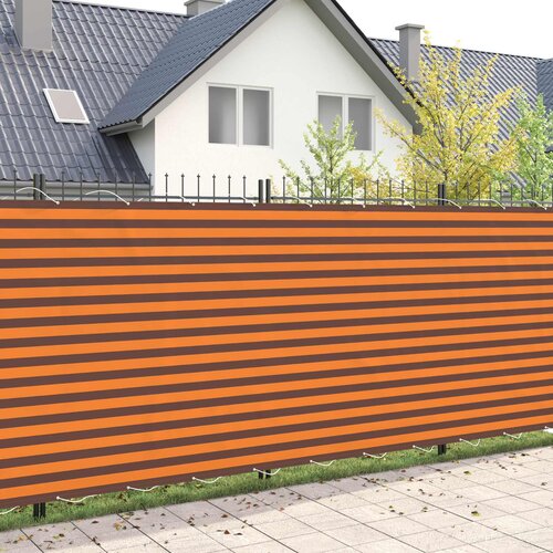  Zaslon za privatnost na balkonu 200 x 400 cm Narančasta Slike