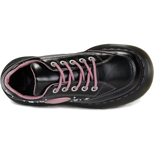 Dr. Martens Čevlji Derby BUZZ 5 EYE SHOE BLACK MILLED GLOSS Črna Slike