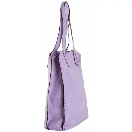 Fashionhunters 2in1 purple shoulder bag made of ecological leather