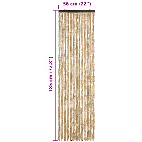  Zastor protiv insekata bež 56 x 185 cm &amp;scaron;enil Slike