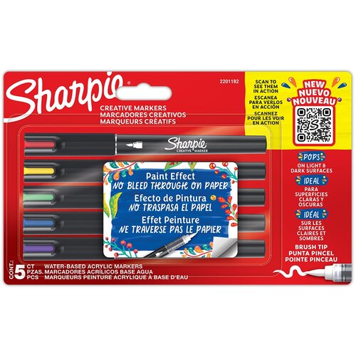 Sharpie akrilni marker set 1/5 četkica vrh Cene