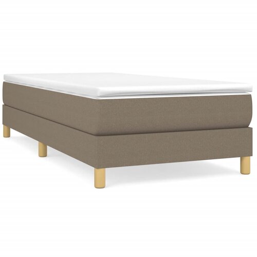 Maison Chic Box spring postelja - Vzmetna postelja z vzmetnico taupe 80x200 cm blago SL12688, (21884119) Slike
