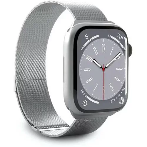 Puro pascek Milanese za Apple Watch 38/40/41, srebrn PUMILAW