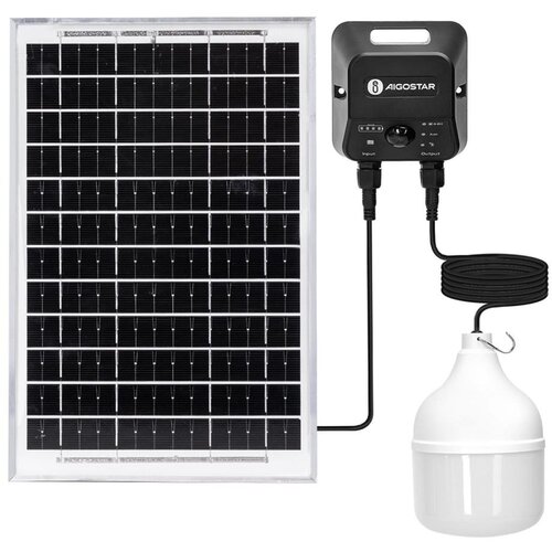 Aigostar LED solarni luster sa senzorom, 70W, 12V, 6000 mAh, 6500K, prečnik 12 cm Cene