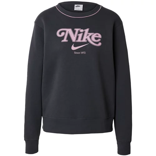 Nike Sportswear Sweater majica antracit siva / šljiva