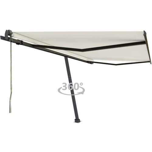  Samostojeća automatska tenda 450 x 350 cm krem Cijene