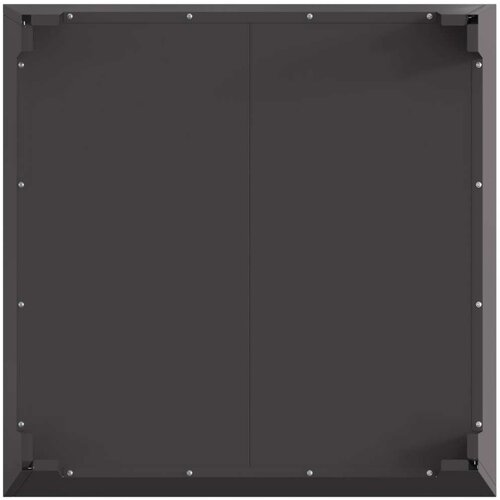 VidaXL Crna Hladno valjani čelik 80 x 80 x 43 cm Izdržljivo Ognji&amp;scaron;te Slike