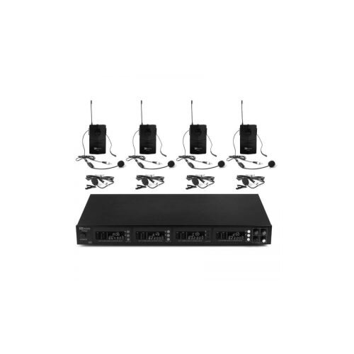  MIKROFON BEŽIČNI Power Dynamics PD504B 4 bež. mikrofona 4&times;50 CH UHF 179.006 Cijene
