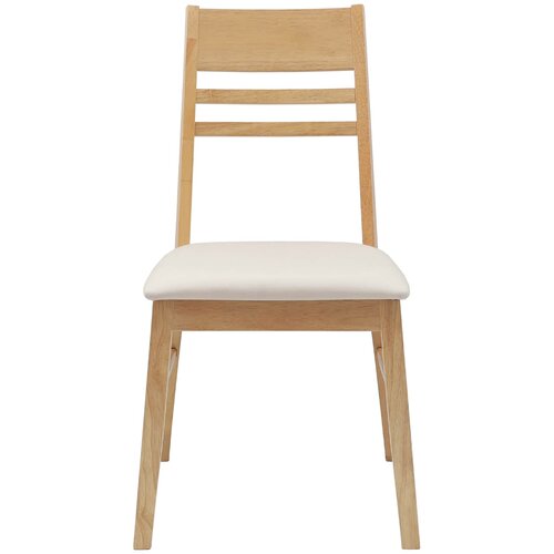  Trpezarijske stolice 2 pcs Prirodna 43 x 54 x 89 cm Slike