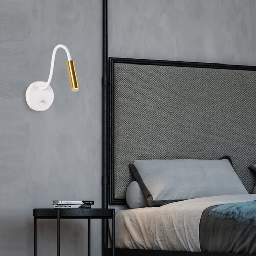  Brilagi - LED fleksibilna zidna lampa MAYA LED/3W/230V 4000K bela/zlatna Slike