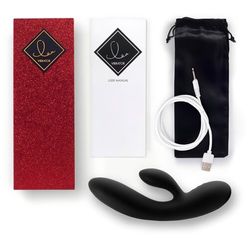 Feelztoys rabbit vibrator - Lea, crni(svjetlucavi) Cijene
