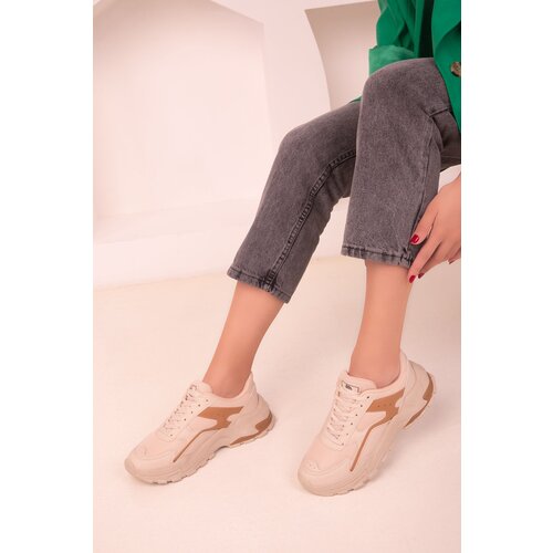 Soho Beige-tan Women&amp;#039;s Sneakers 18239 Slike