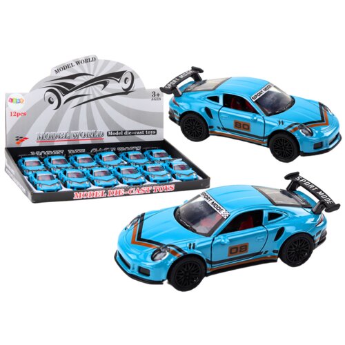  Sportski automobil 1:32 Akcijska figura Plavi spojler Metal Cene