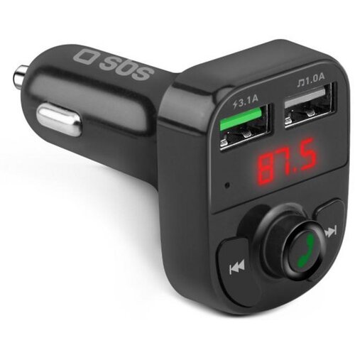 Sbs Avtomobilski polnilnik/FM oddajnik 15W TECARFM2USB, (5000261853) Cene