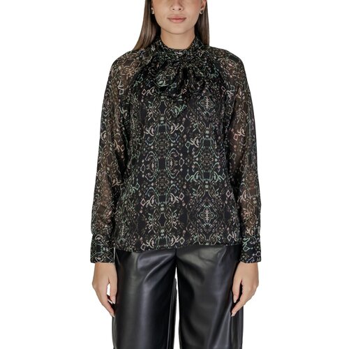 Only Topi & Bluze ONLSONIA LIFE L/S HIGHNECK TOP PTM 15337801 Črna Cene