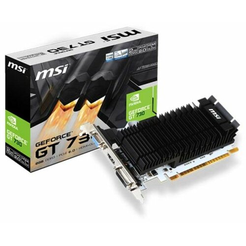 MSI GeForce GT730 2GB DDR3, DVI/HDMI N730K-2GD3H/LP grafička kartica Slike